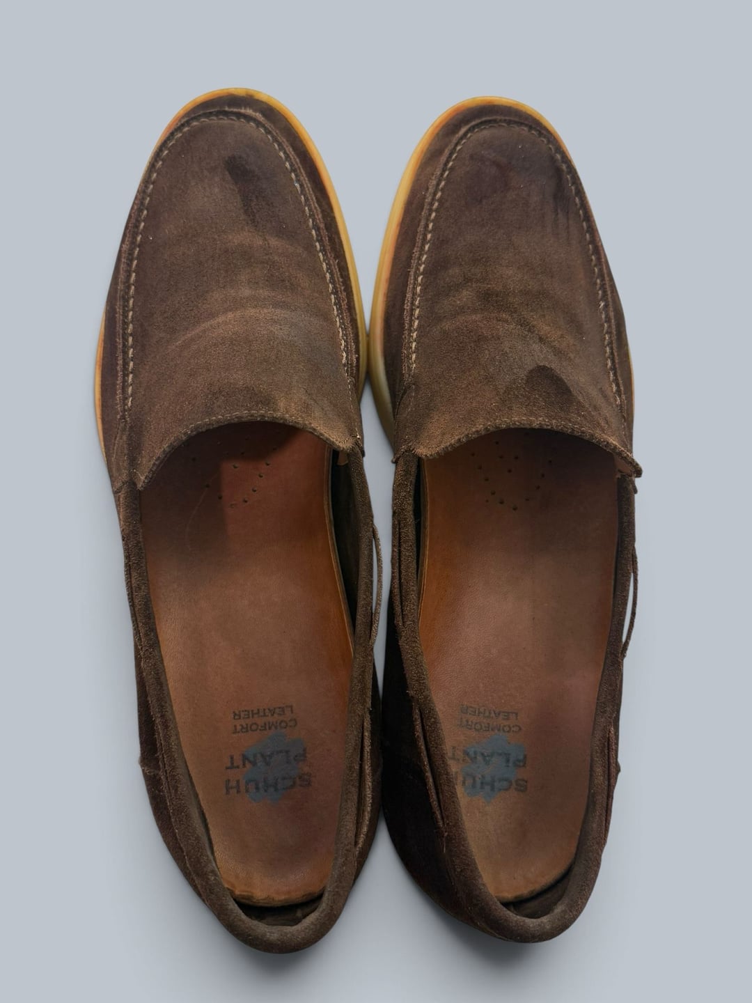 Aurelien Chocolate Brown Suede Yacht Loafer Sz 11us 44eu — image 8 of 8